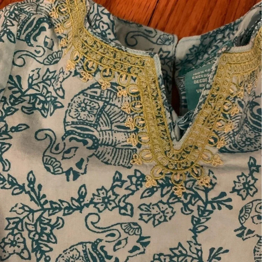Calypso St Barth for Target Elephant Boho Dress 18 Months - Picture 2 of 5
